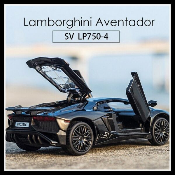 132 Lamborghini Aventador LP750 4 Diecast Model Cars Alloy Toy Gifts For Kids 292871325928 6