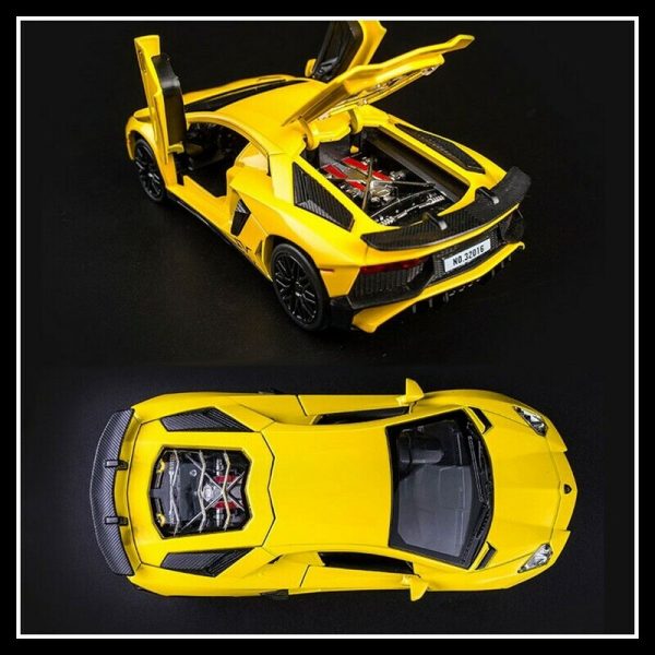 132 Lamborghini Aventador LP750 4 Diecast Model Cars Alloy Toy Gifts For Kids 292871325928 7