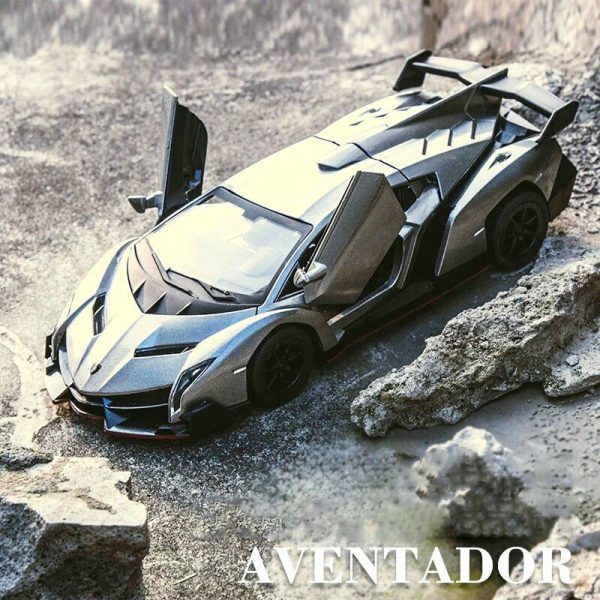 132 Lamborghini Veneno Diecast Model Cars Pull Back Alloy Toy Gifts For Kids 294861927088 2