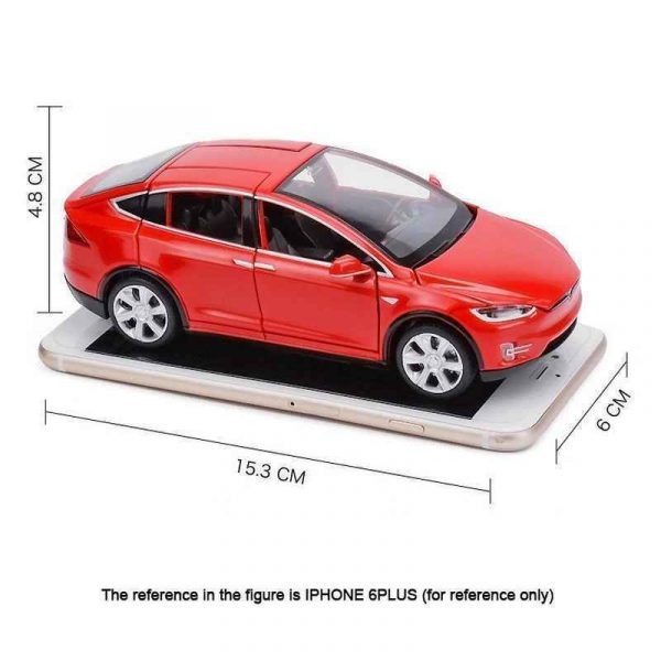 132 Tesla Model X 90D Diecast Model Cars Pull Back Metal Toy Gifts For Kids 293369633848 10