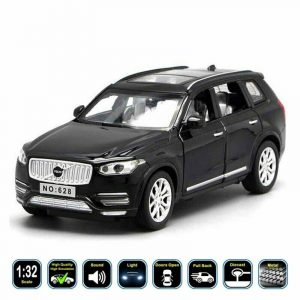 1:32 Volvo XC90 Diecast Model Cars Pull Back Light & Sound Toy Gifts For Kids