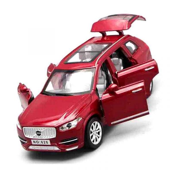 132 Volvo XC90 Diecast Model Cars Pull Back Light Sound Toy Gifts For Kids 293309934108 4