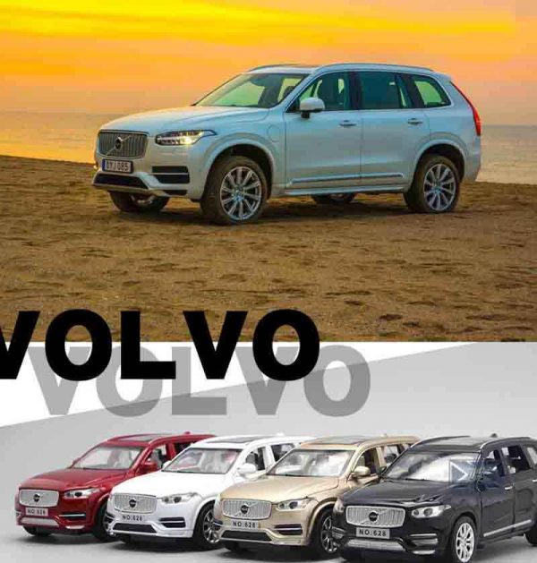 132 Volvo XC90 Diecast Model Cars Pull Back Light Sound Toy Gifts For Kids 293309934108 7