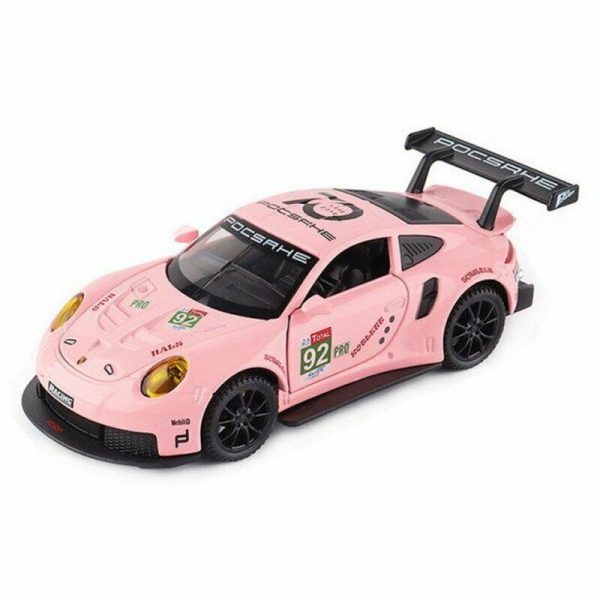 Variation of 132 Porsche 911 RSR Diecast Model Cars Pull Back LightampSound Toy Gifts For Kids 294189045388 99f0