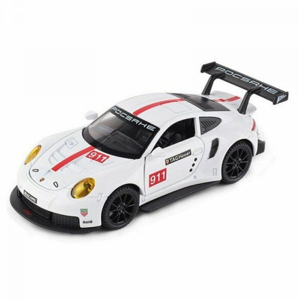 Variation of 132 Porsche 911 RSR Diecast Model Cars Pull Back LightampSound Toy Gifts For Kids 294189045388 d45e