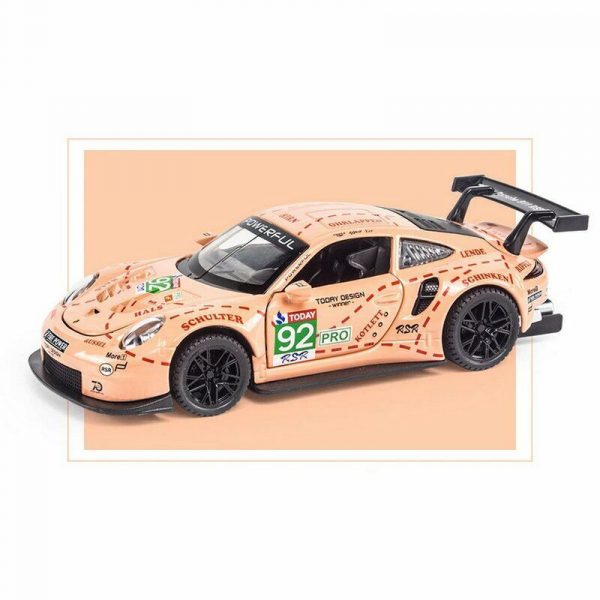 Variation of 132 Porsche 911 RSR Diecast Model Cars Pull Back LightampSound Toy Gifts For Kids 294189045388 ddf9