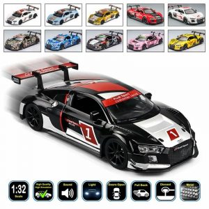 1:32 Audi R8 LMS Sport Diecast Model Cars Pull Back Alloy & Toy Gifts For Kids