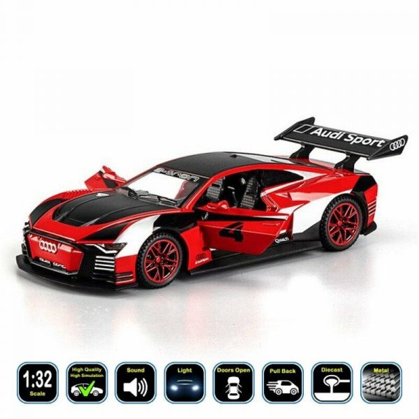 132 Audi e tron Vision Gran Turismo Diecast Model Cars Toy Gifts For Kids 294189015169