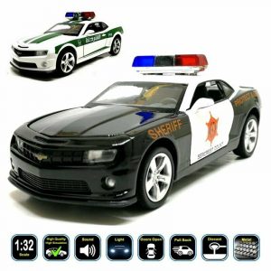 1:32 Chevrolet Camaro (Police) Diecast Model Cars Pull Back Toy Gifts For Kids