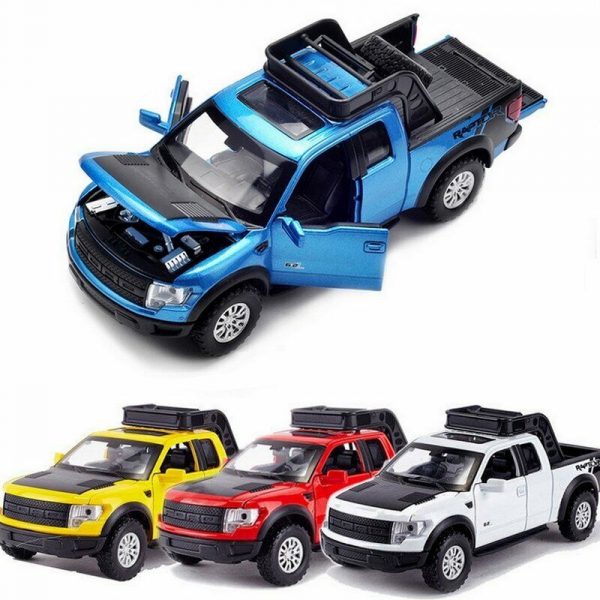 132 Ford F 150 SVT Raptor Pickup Truck Diecast Model Car Toy Gifts For Kids 292699245439 12