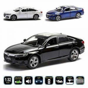 1:32 Honda Accord Diecast Model Cars Pull Back Light & Sound Toy Gifts For Kids