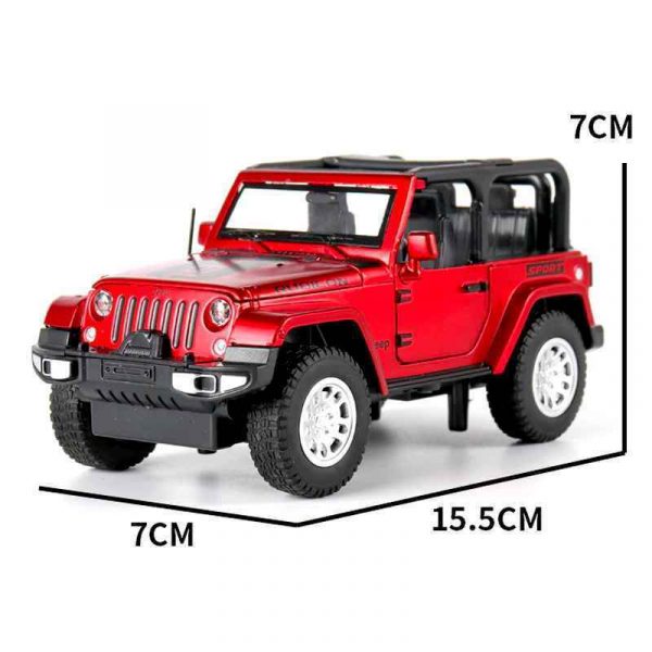 132 Jeep Wrangler JK Rubicon 1941 Diecast Model Car Toy Gifts For Kids 294879340659 10