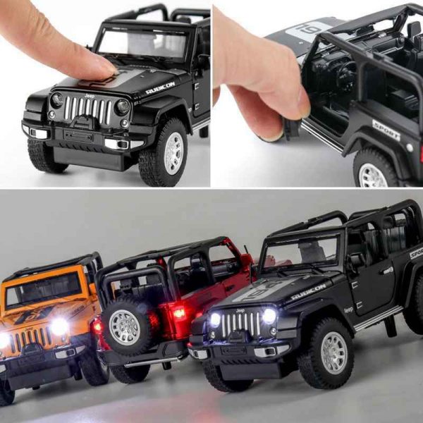 132 Jeep Wrangler JK Rubicon 1941 Diecast Model Car Toy Gifts For Kids 294879340659 4