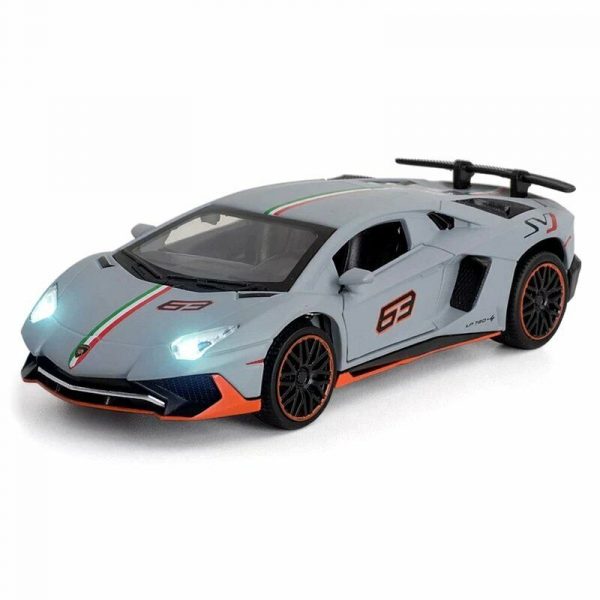 132 Lamborghini Aventador LP780 4 Diecast Model Cars Alloy Toy Gifts For Kids 294942801979 3