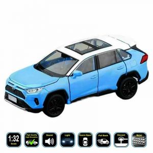 1:32 Toyota Rav4 (XA50) Diecast Model Cars Pull Back Light & Toy Gifts For Kids