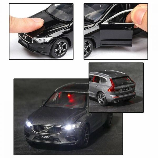 132 Volvo XC60 Diecast Model Cars Pull Back Light Sound Toy Gifts For Kids 293605127829 4