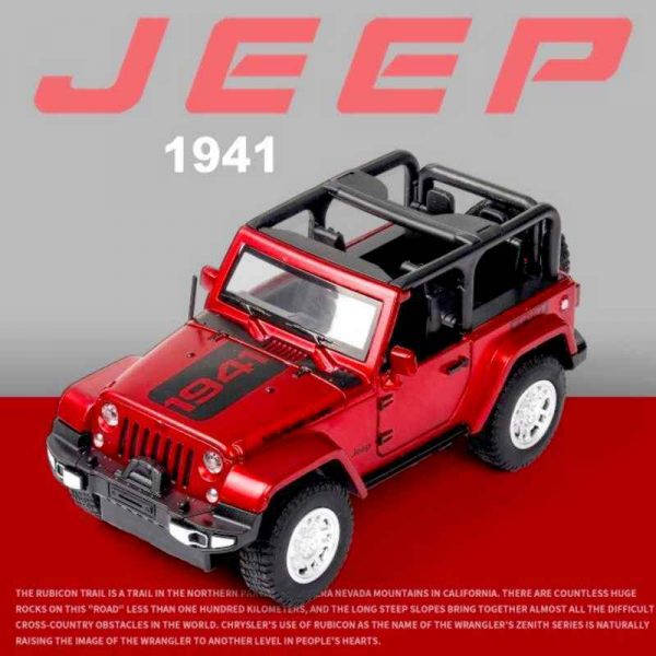 Variation of 132 Jeep Wrangler JK Rubicon 1941 Diecast Model Car amp Toy Gifts For Kids 294879340659 20d4